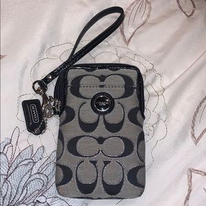 COACH - “cell phone sized” wristlet